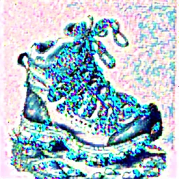 Ink drawing of a hiking shoe, detailed, trending on Pinterest