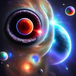 Cosmic in a eyeball