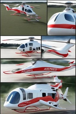 airmed aircraft air ambulance inspired by shark ,