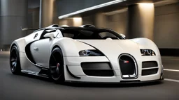 Batmobile bugatti Veyron ,rear view, desktop wallpaper, 4K, Cinematic