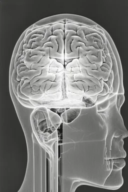 front view brain injury patient with unilateral spatial looking to the right side of space