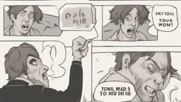 شخص يصارخ ويعاني وواضح عليه انو بدو يموت