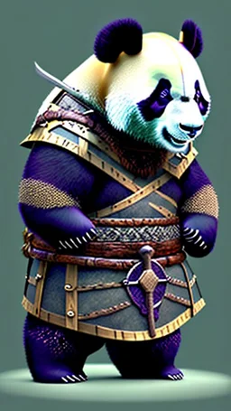 A viking panda