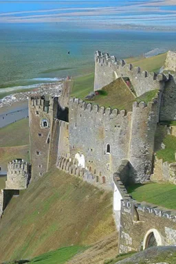 Hastings castle in full tenth century glory