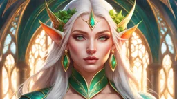 mdjrny-v4 style portrait of female elf, intricate, elegant, highly detailed, digital painting, artstation, concept art, smooth, sharp focus, illustration, art by artgerm and greg rutkowski and alphonse mucha, 8k