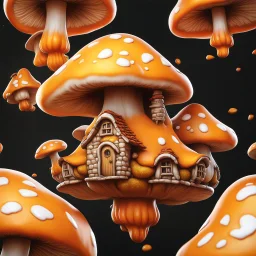 A lumpy mushroom house floating in space. neutral colors, white, orange yellow, Detailed gloss Painting, rich color, fantastical, intricate detail, splash screen, hyperdetailed, insane depth, concept art, 8k resolution, trending on Artstation, Unreal Engine 5, color depth, dynamic lighting, splash art, dramatic, masterpiece, excellent quality beautiful Imaginative, unique,