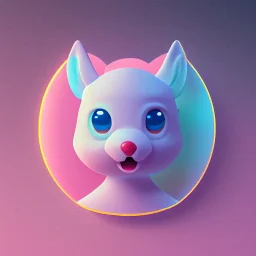 clean art of super cute desktop computer icon, soft lighting, soft pastel gradients, high definition, 3d icon clay render, blender 3d