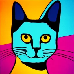 Pop art cats