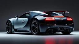FUTURISTIC bugatti veyron with different taillight car, rear view