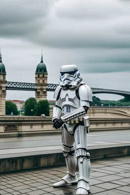 star wars stormtrooper in budapest