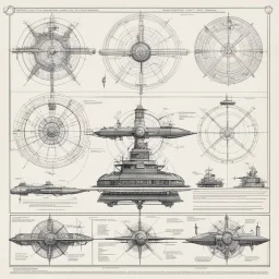 (diagrams by W. Heath Robinson) stylesheet design: sinister scifi team ready (with characteristics and instructions)