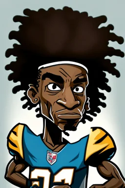 Nicholas Jackson Footballer, cartoon 2d