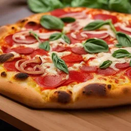 Realistic italian Pizza