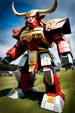 Giant highland cow Gundam