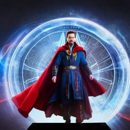 Time stone, Elon musk as doctor strange, heartbroken, heroic, flying, insanely detailed, sunlit, realistic, porter, multiverse,acrylic paint, 8k resolution, hdr