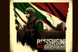 poster for palestine resistance