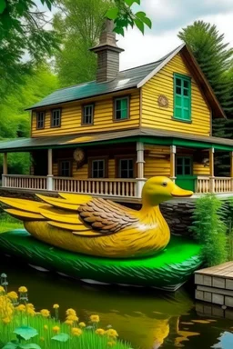 duck themed house