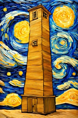 Çanakkale kulasini Van Gogh tarzında yap