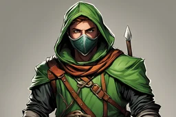 Robin Hood as a masked vigilante superhero that also looks cool looks like an adult