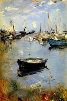 Berthe Morisot, boats