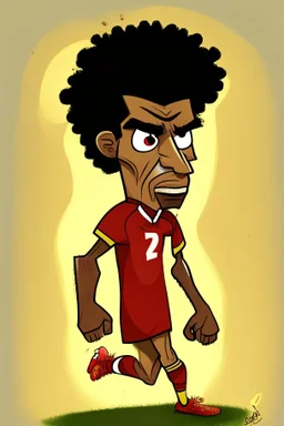 Vincent Abu Bakr Footballer cartoon 2d