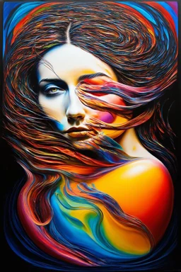 suffocating love; dynamic surrealism; optical art