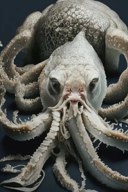 octopus monster made out of onions, garlic, pork knuckles, leaks, beef cubes, cut pineapples, slimey, Meticulously intricate perfectly symmetrical extremely detailed, full image crop, dramatic pose, portrait, pixiv daily ranking, pixiv, extreme depth of field, artstation, spectacular details, volumetric lighting, masterpiece, cinematic, Hollywood production, 8k resolution, high definition, max octane render, vivid colors, max resolution, unreal engine , max perfectionism, realistic composition,