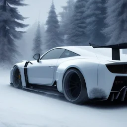 Hyper cars, snowy vibe , perfect composition, hyperrealistic, super detailed, 8k, high quality, trending art, trending on artstation, sharp focus, studio photo, intricate details, highly detailed,octane render, by greg rutkowski