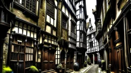 Shambles, York, United Kingdom It looks like something out of a medieval tale, with its half-timbered buildings that almost touch overhead.