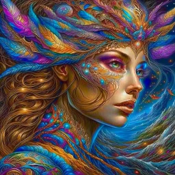 🫀🪼 perfect anatomy, fantasy, vibrant digital art professional award winning masterpiece, oil on canvas Atmospheric extremely detailed Josephine Wall