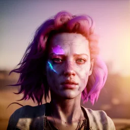 Ultra Realistic portrait photo, medium shot view, drunken women, mad max scene, sexy steampunk. Pink hair, confeti, smoking, happy, festival, red fog. highly detailed, concept art, unreal engine 5, ray tracing, RTX, lumen lighting, ultra detail, volumetric lighting, 3d, finely drawn, high definition, high resolution.