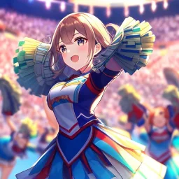 Clear focus,High resolution,High quality, Cheerleader