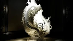 fantasy, white, magical lamp, display, mystical, magical, stunning, vivid, beautiful