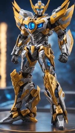 A close picture to cosmic transformers warrior, cosmic galaxy armor intricate details, highly detailed, in dreamshaper finetuned model with dynamic art style witg