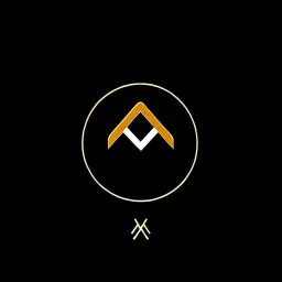 minimalist logo. one logo. tech company. write name: black gold. colors: black and yellow