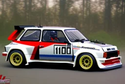 Renault 5 turbo car , rally