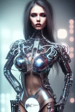 cyberpunk, black latex body, women, body portrai, big boobs, highlight eyes perfect, skin, tron, cyborg, perfekt sexy, real, dream, hr giger