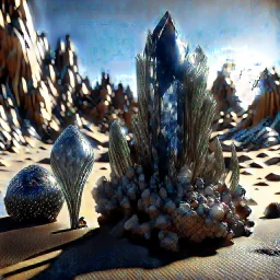 3d, crystal-like, odd objects in an odd environment, desert, masterpiece, good quality, intricate details, high quality, Yves Tanguy, best quality, 8k, in focus, sharp focus, DVD Screengrab, fantasy, sci-fi, cinematic, photorealism, octane render, frostbite, 8k, cinematic, unreal engine, bokeh, vray, houdini render, quixel megascans, arnold render, 8k uhd, raytracing, cgi, lumen reflections, cgsociety, ultra realistic, cinema4d, studio quality, highly detailed