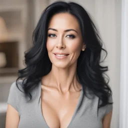 angela scalco donna 41 anni capelli neri