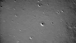 view from the surface of the moon