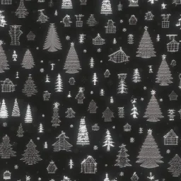 christmas ambience, black and white, african, kente, clothing, african patterns, thread, embroidery, cinema 4d render, high detail