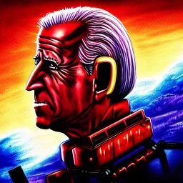 Joe Biden caricature, cyberpunk, landscape, transformers, hi-tech robots, GUITARS, cinematic, highly detailed, close up, 4k, deep colors, gold, fire, red, purple, dark, ethereal, utopia, apocalypse, flying Cadillac, from outer space.jpeg