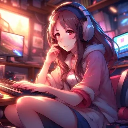 girl,anime,music,gaming