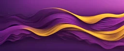 Yellow purple vibrant grainy banner background abstract color flow wave dark noise texture cover poster design copy space
