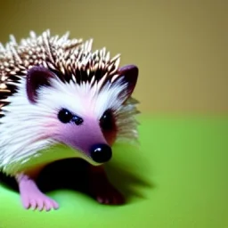 cute hedgehog on two legs humanoid