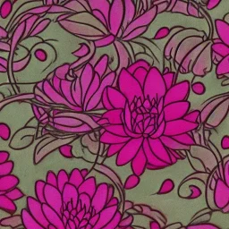 pink lotos mono botan, Symbolism