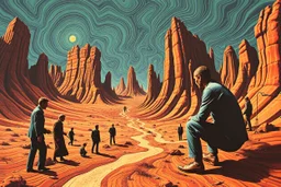 warped minds blurred lines surrealism 1970