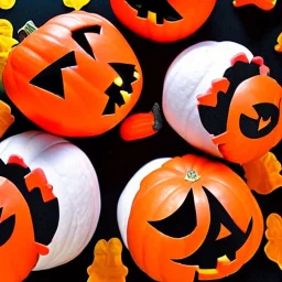 Diez calabazas de Halloween