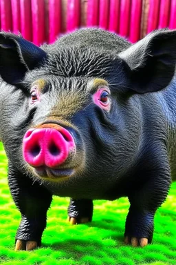 Pig that looks like a bear
