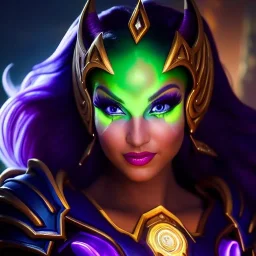 Ultra detailed fullbody Portrait in oil on canvas of heroes of the storm -Yrel,extremely detailed digital painting,intense stare, extremely detailed face, crystal clear eyes, mystical colors ,perfectly centered image, perfect composition, rim light, beautiful lighting,masterpiece ,8k, stunning scene, raytracing, anatomically correct, in the style of Steve Jung and robert e howard and Wizyakuza and Ohrai Noriyoshi and Simon Bisley and uncannyknack.